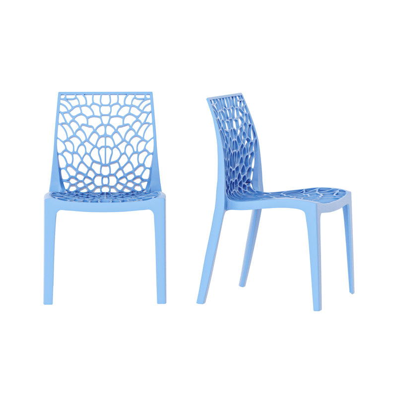 Chaise de patio Ashvath, bleu