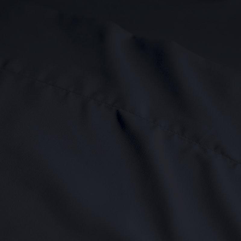 Wayfair Basics® 1800 Series Soft Microfiber Sheet Set, Full Sheet Set with 2 Pillowcases, Black