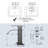 Centerset Single-handle Bathroom Faucet with Drain Assembly-82612560