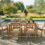Ortonville 6 - Person Wood Patio Dining Set with Rectangular Table , Cushions Included-36520688