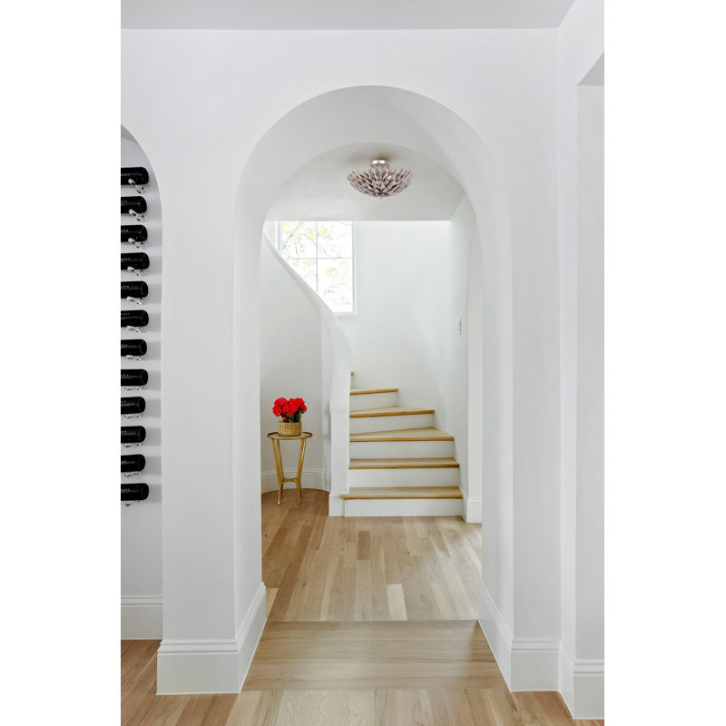 Margo Semi Flush Mount, Antique Silver