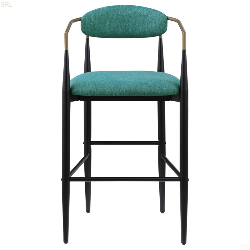 Chaise rembourrée en tissu (ensemble de 2), Vert