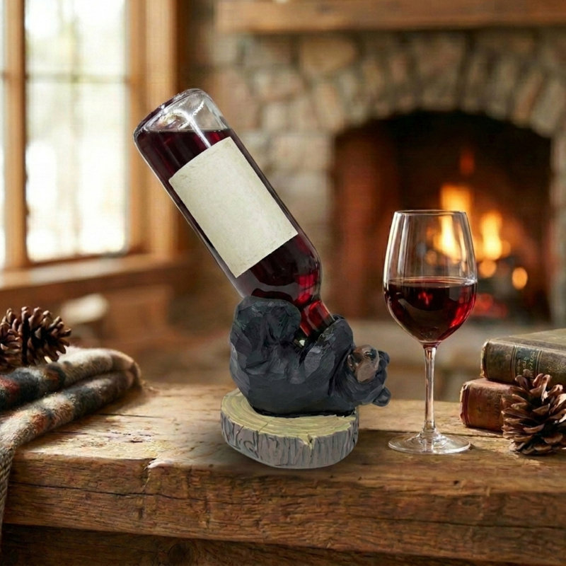 Porte-bouteille de vin en résine