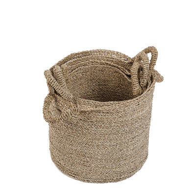 17 Stories Seagrass Decorative Basket