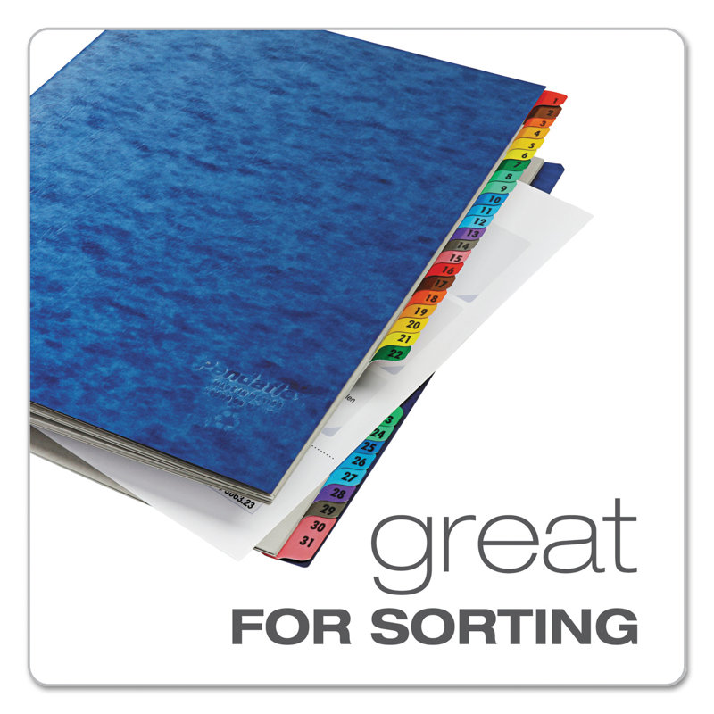 Pendaflex® Expandable Indexed Desk File PVC / Vinyl Flat Files Open