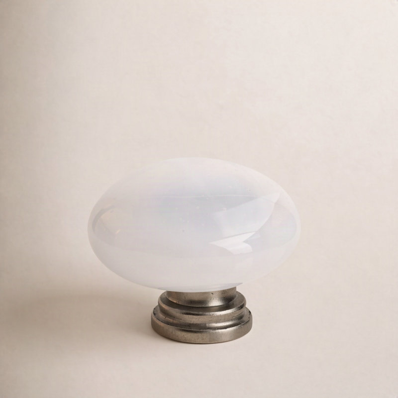 Cirrus 1.25" Mushroom Cabinet Knob, Satin Nickel