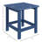 15" Square Side Table, Weather Outdoor End Table For Pool, Porch, Balcony, Blue Patio - Balcony Surface , 110 Lbs Capacity