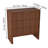 Modern 3 Drawers Dresser for Bedroom, Dressers & Chest of Drawers, Storage Cabinet Wavy Pattern Modern Bedside Cupboard Dressing Table For Bedroom Living Room Hallway Walnut-1076473483