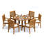 Sack Outdoor Teak Dining Set-1842856039