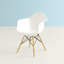 Chaise de salle à manger en plastique Hermina avec pieds en bois de hêtre-1802744511-1841544046