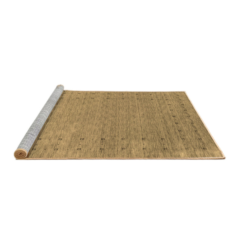 Tapis brun contemporain Contemporary 2505, Rond 8 pi