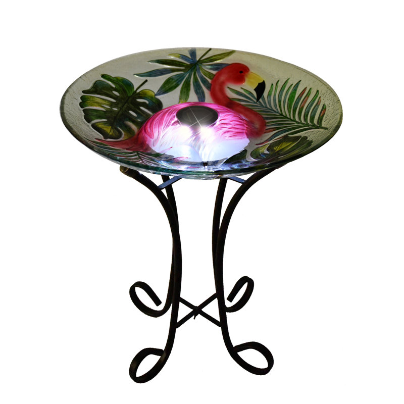 Bain d'oiseaux solaire