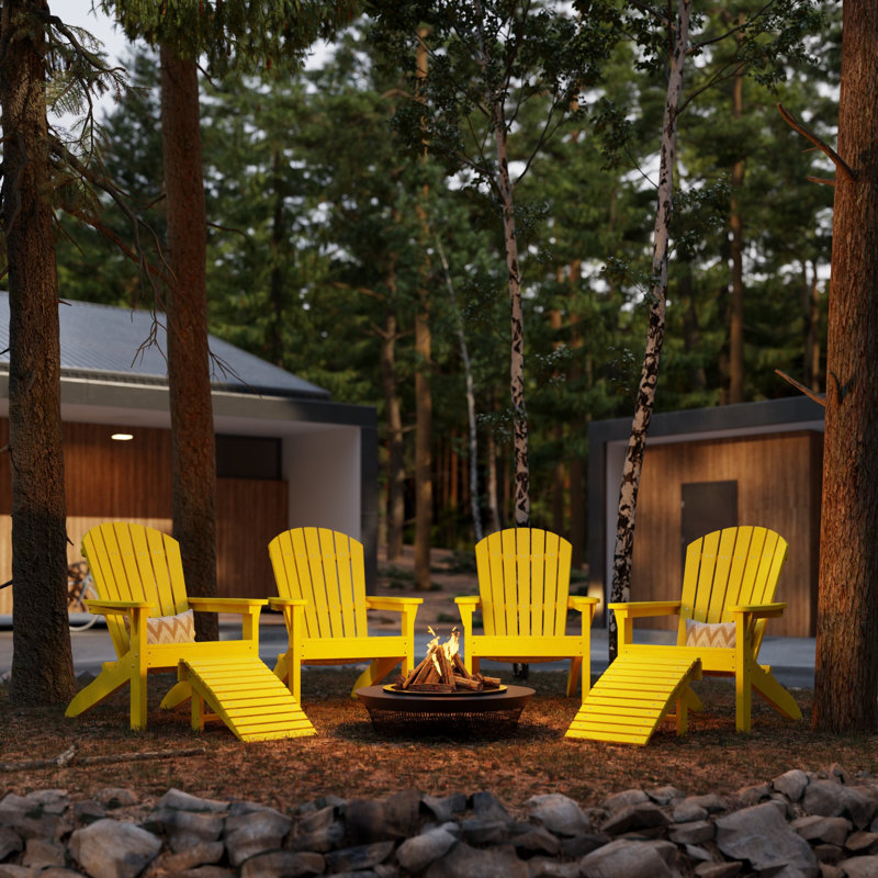 Chaise Adirondack Heritage Sunset, Jaune citron