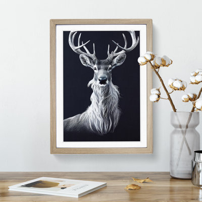 Portrait Of A Wild Stag No.2 - Wall Art