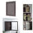 HomCom 2.5'' D Plastic/Acrylic Jersey Case-92871982-92871987