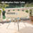 Outdoor Round Patio Dining Table For 4 - 6, All Weather Metal With Umbrella Hole Lawn, Garden, Backyard. Powder Coated Rust Resistance, Bent Leg Design Stability And Aesthetics, Non Marring Foot-511942044
