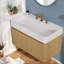 Meuble-lavabo flottant avec lavabo, contreplaqué 36 po, rangement pour salle de bain moderne-1250841161