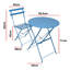 Eztli 2 - Person Patio Dining Set with Round Table , Cushions Included-1908066139