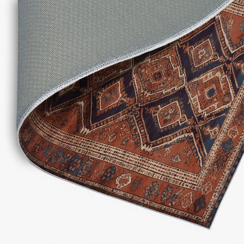 Tapis turc intérieur et extérieur noir, Rectangulaire 2 pi x 3 pi