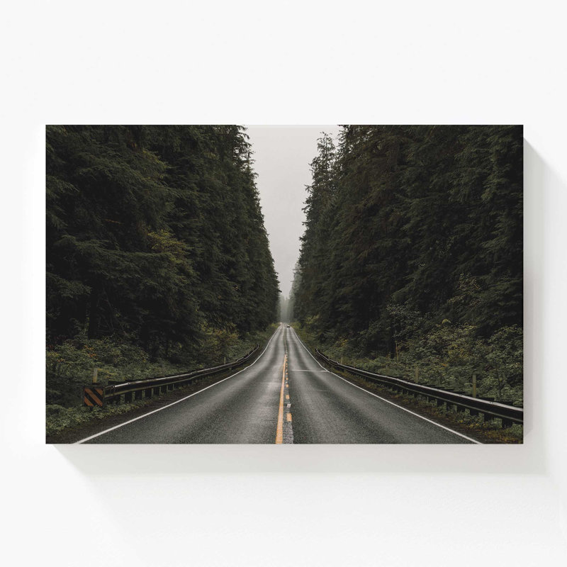Forest Road, grande impression sur toile, H 36 po x l 54 po
