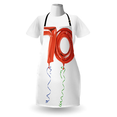 Birthday No Pattern Bib Apron