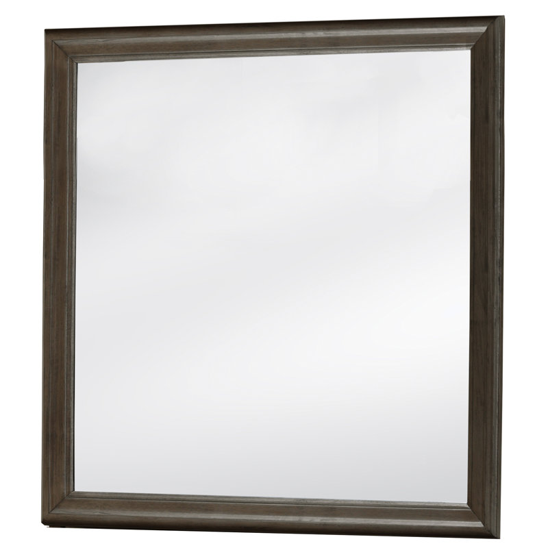 Wall Mirror, Gray