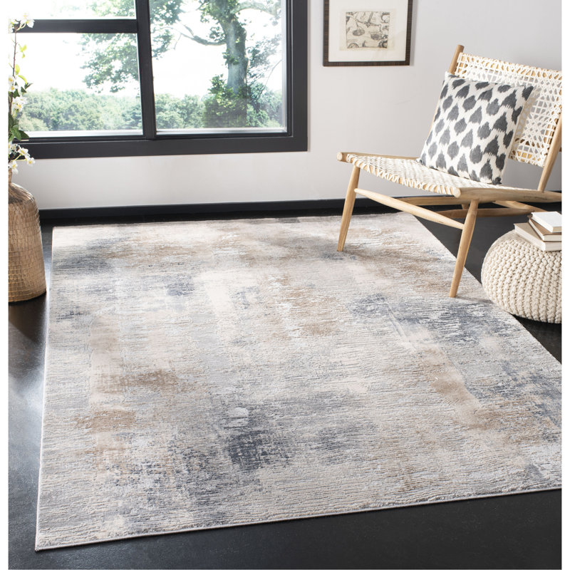 Keyra Performance Abstract Rug, Rectangle 5'3" x 7'6"