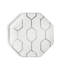 Gio Platinum 9.2in Octagonal Accent Plate