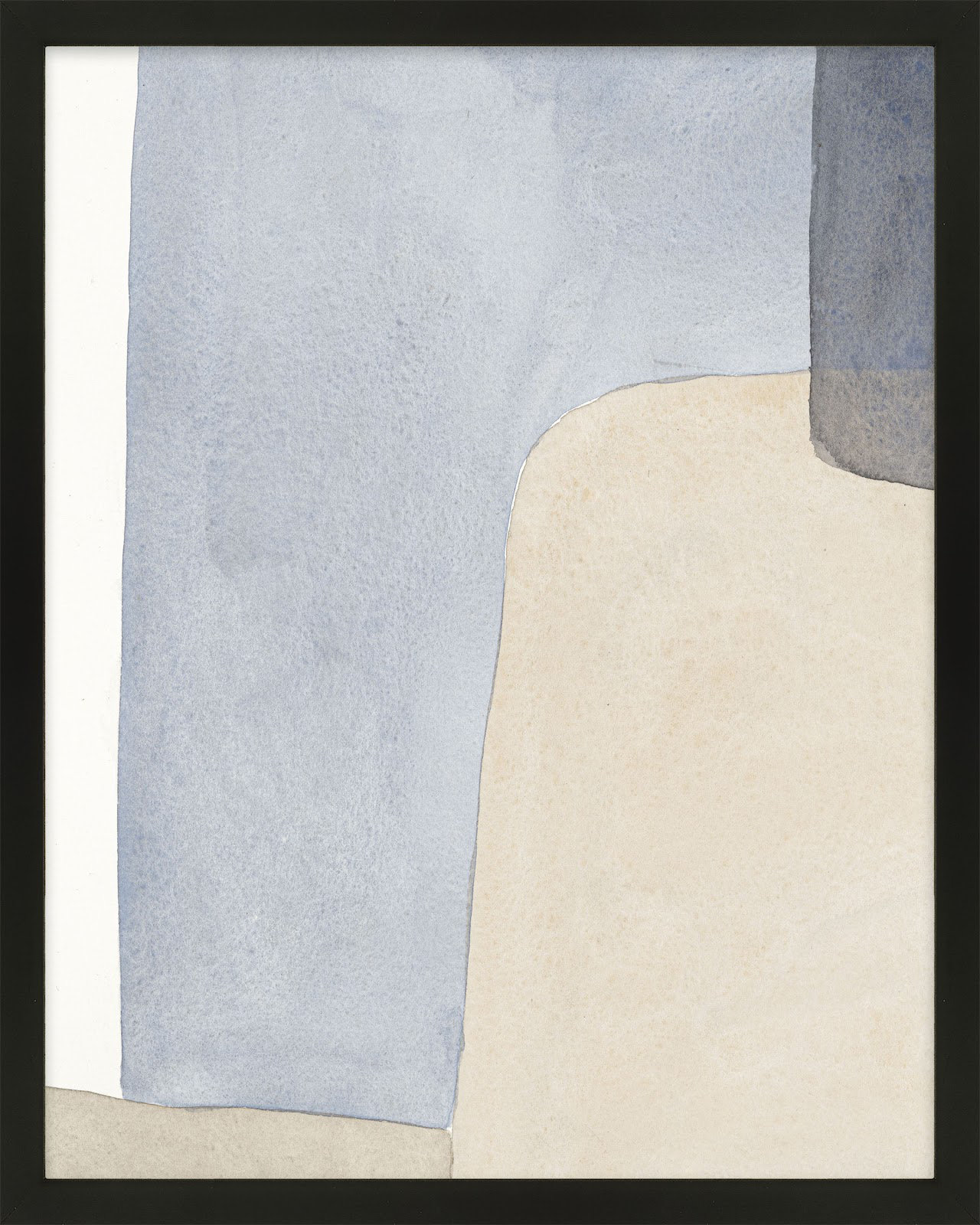 Dreamy Hues Painting by Julia Balfour, 50" H x 40" W x 1.25" D, Black Framed Paper
