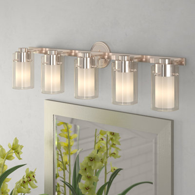Éclairage de salle de bain à intensité variable 5 lumières Edene