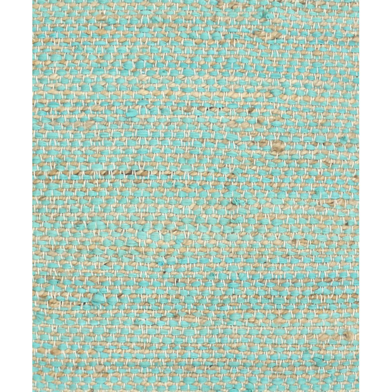 Grand repose-pieds Forest, beige turquoise