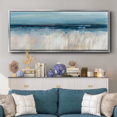 Abstract Sky- Framed Canvas
