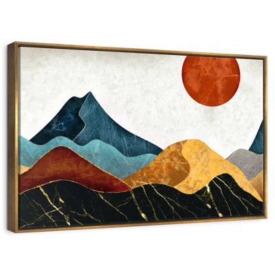 Abstract Marble Mountains