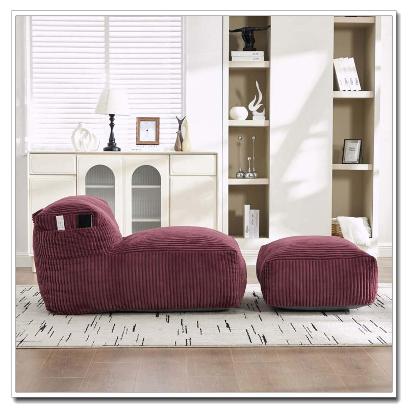 Fauteuil à billes Big, Rouge vin