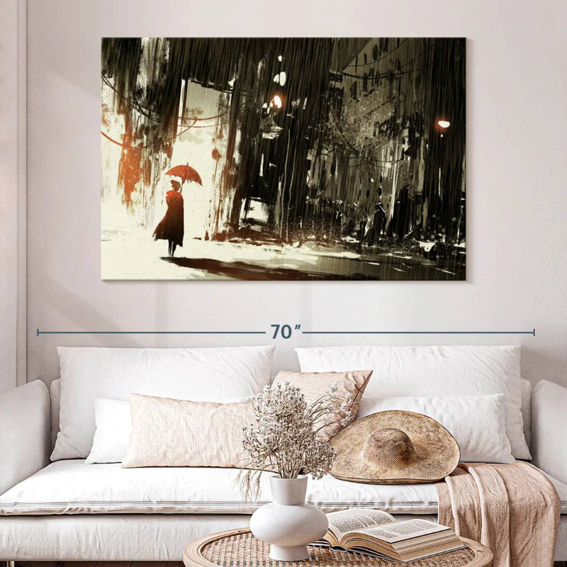 Sireci Rain Umbrella, 34" H x 51" W
