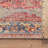 Valora Red Vintage Medallion Washable Low-Pile Area Rug With Non-Slip Backing-1430172559