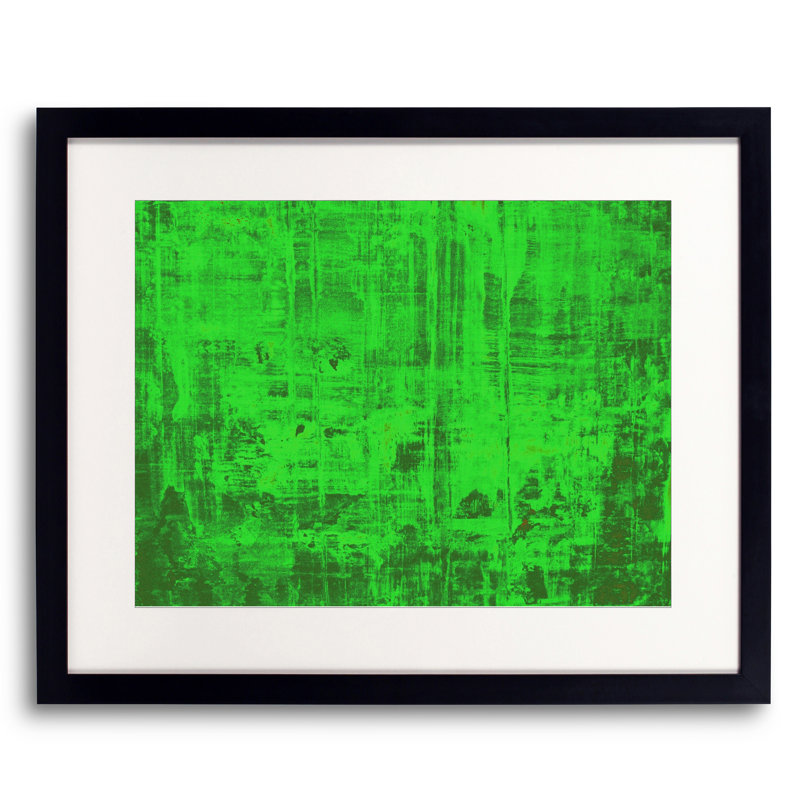 Das Green Exhibition Print by Drew Gaffney, 17.25" H x 21.25" W x 0.875" D