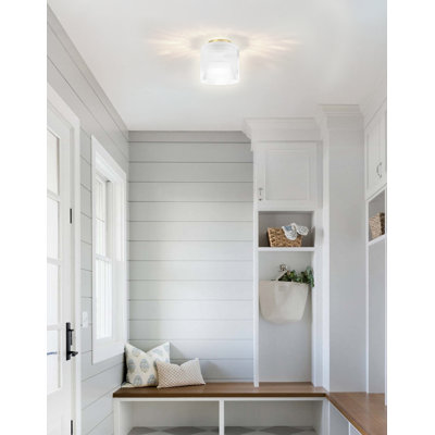 Neamiah 1 Light 7" Dia. Flush Mount