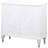 Angus White 2-Door Mandala Accent Cabinet Distressed