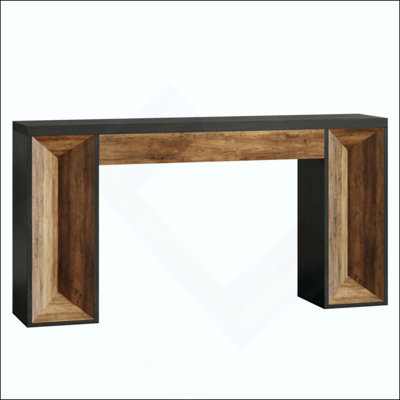 Dual-Tone Design Console Table,Sofa Table,Modern Entryway Table
