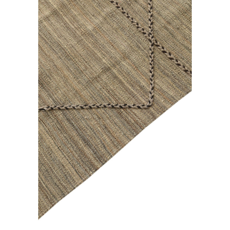 Tapis carré brun clair 7 pi Pinson