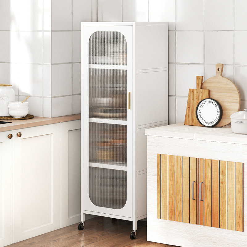 141cm Kitchen Pantry, White
