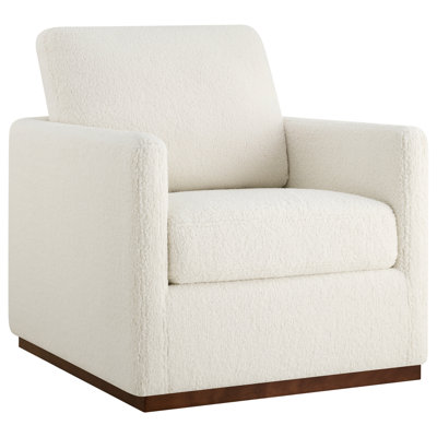 Bobbi Upholstered Swivel Armchair