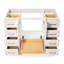 48" Single Bathroom Vanity Base Only-628293894