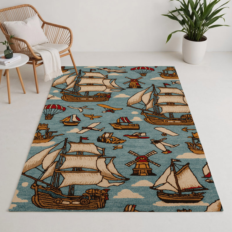 Tapis intérieur et extérieur gris Transport, Rectangulaire 3 pi x 5 pi