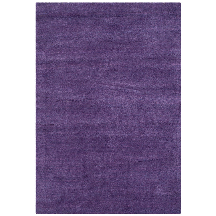 Frann Hand Tufted Wool Solid Color Rug