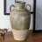 8.5X8.5X15.5" Terracotta Amphora Vase With Aged Green Finish