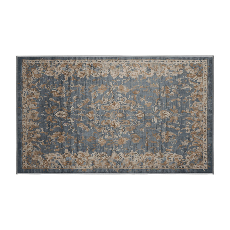 Tapis gris soyeux et moelleux, Tapis de couloir 2 pi x 5 pi