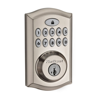 SmartCode Single Cylinder Electronic Deadbolt featuring Smartkey