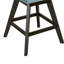 Tabourets de bar pivotants en velours avec décoration capitonnée et pieds en bois Cicero-129234626-129234628